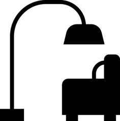 Living Room Line Art Svg Vector, Free Vectors File